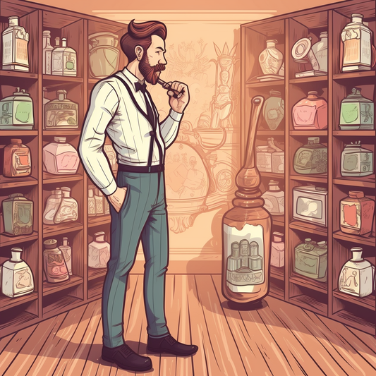 How do you apply cologne like a gentleman?