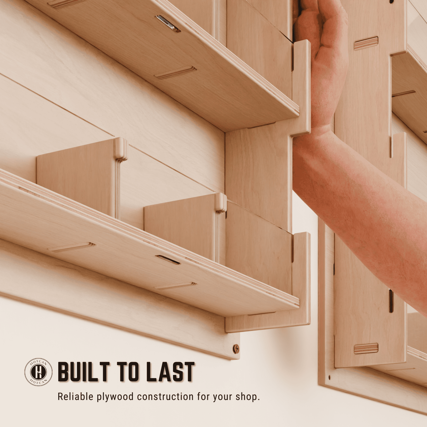 Wall Mount Sticker Display Stand for Vendors, Artists & Shops - Clear Acrylic Sticker Holder for Craft Fairs, Retail & Classroom Sticker Store - Plywood Sticker Organizer (30 Pocket)