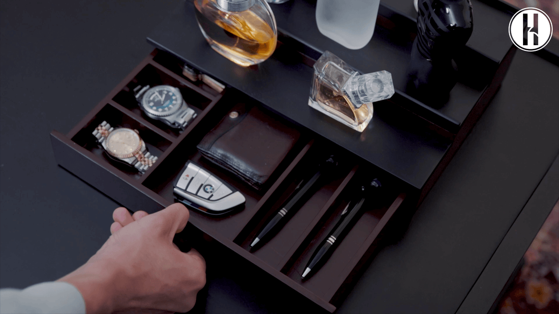 Elevate Your Grooming Game with a Stylish Cologne Stand || HOTCAN