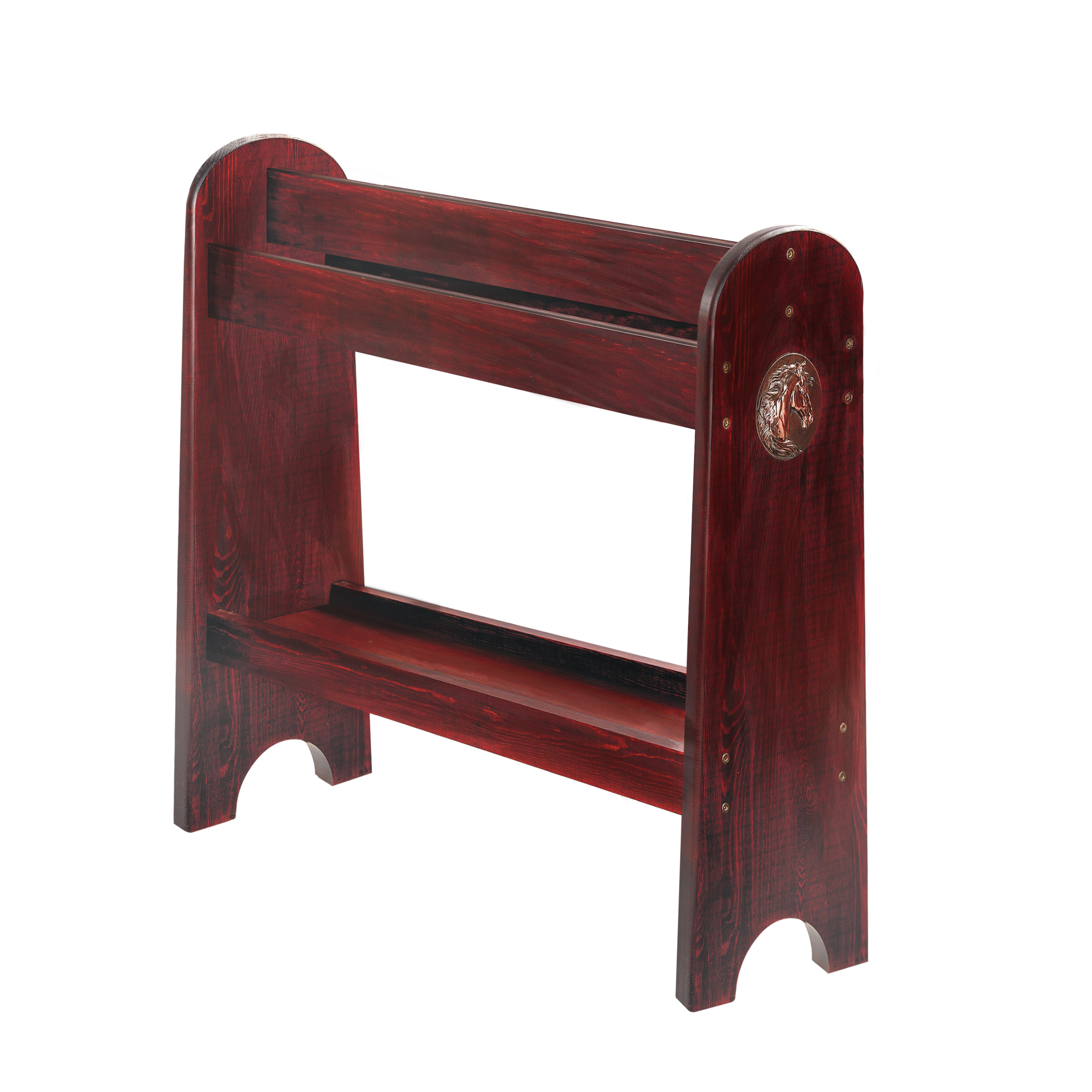Pine Wood Saddle Rack – Ideal Saddle Stand for Western Saddles and Hor ...
